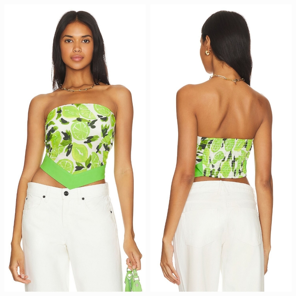 Steve Madden Brandy Top in Sunny Limes
